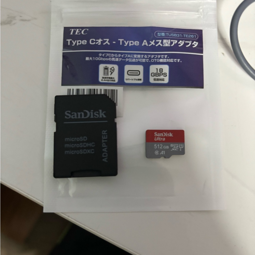 SanDisk 512GB microSD Card with Adapter